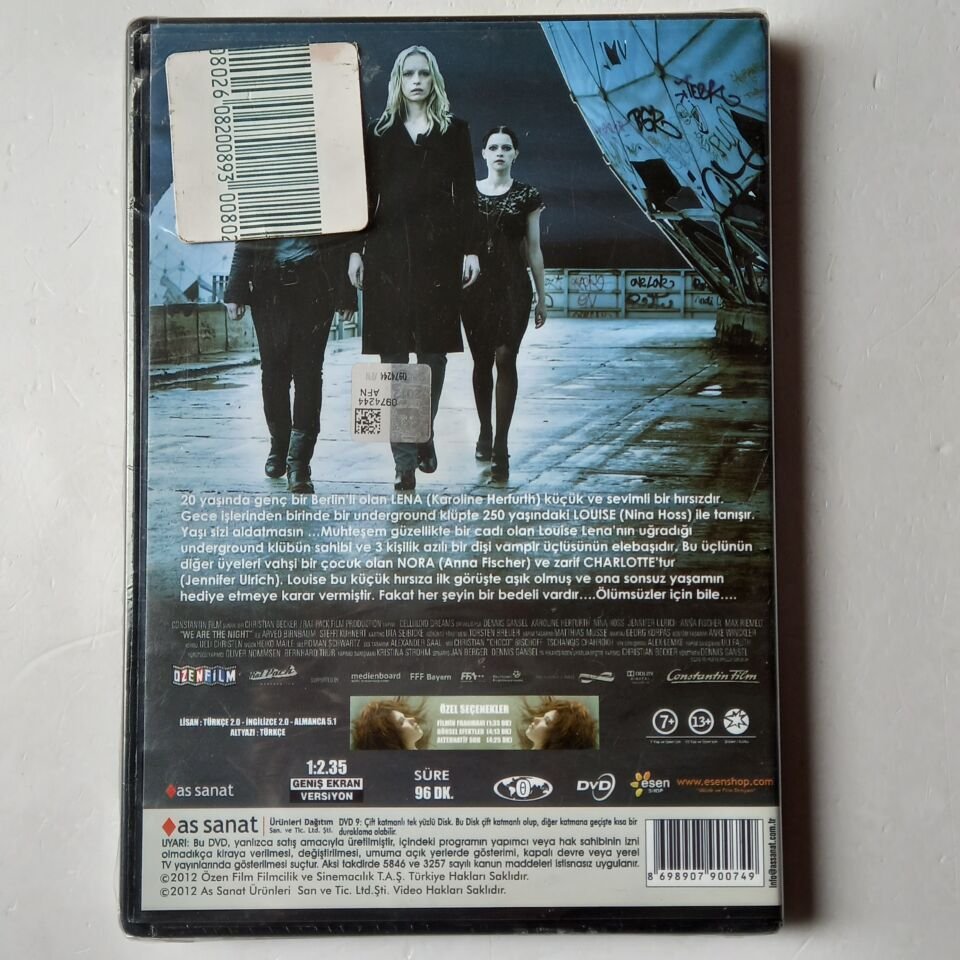GECELER BİZİM / WE ARE THE NIGHT  - DVD AMBALAJINDA SIFIR
