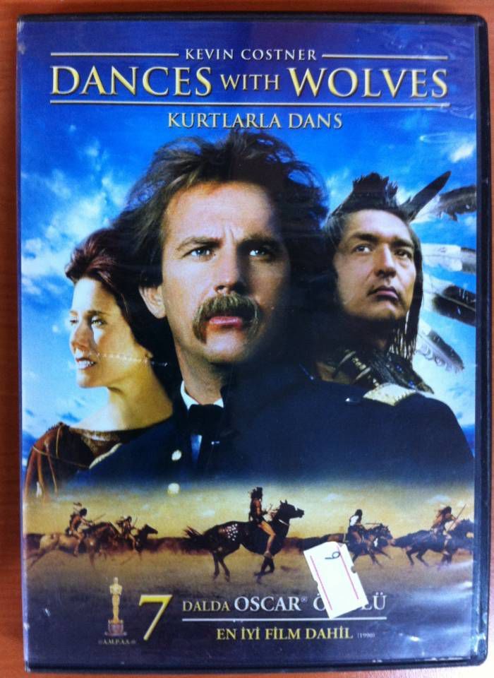 DANCES WITH WOLVES - KURTLARLA DANS - KEVIN COSTNER - DVD 2.EL