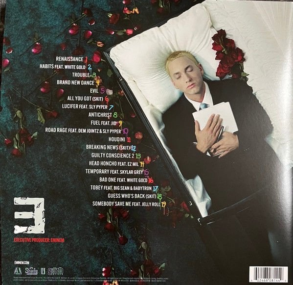 EMINEM - THE DEATH OF SLIM SHADY  (COUP DE GRACE) (2024) - 2LP  RED & BLUE COLOURED EDITION SIFIR PLAK