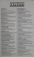 A LA CARTE (CANDI STATON,ROBERT PALMER,CLIMAX BLUES BAND,MAVIS STAPLES...) - 2.EL 2PLAK PROMOTIONAL COPY