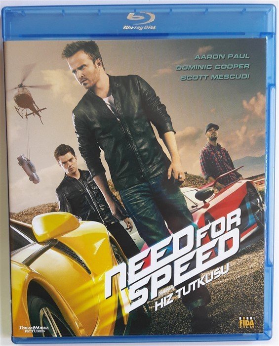 HIZ TUTKUSU - NEED FOR SPEED - AARON PAUL - BLU-RAY 2.EL