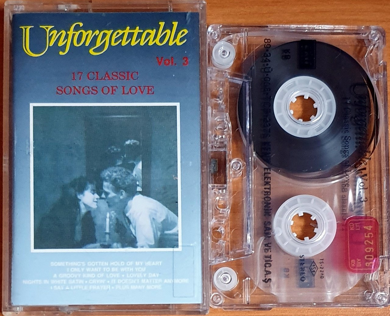 UNFORGETTABLE VOL.3 / 17 CLASSIC SONGS OF LOVE - KASET KENT 2.EL