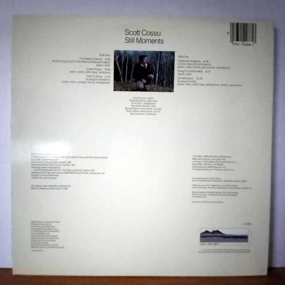 SCOTT COSSU – STILL MOMENTS (1986) - LP 2.EL PLAK