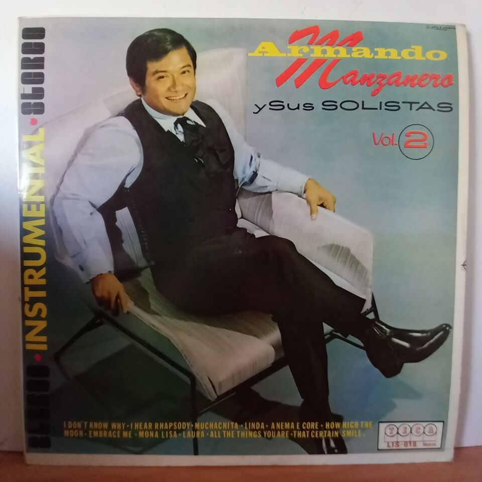 ARMANDO MANZANERO – ARMANDO MANZANERO Y SUS SOLISTAS VOL. 2 INSTRUMENTAL - LP 2.EL PLAK