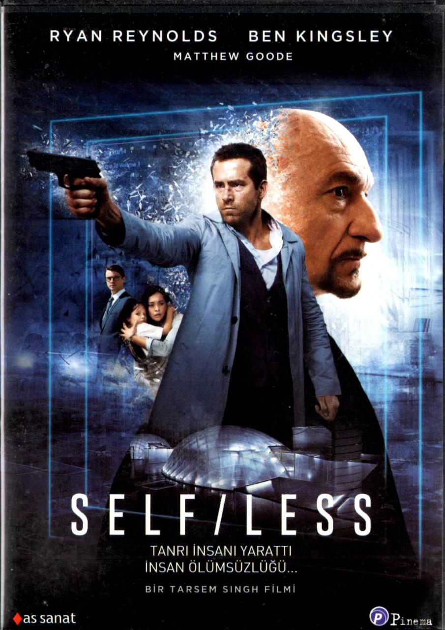 SELF/LESS - RYAN REYNOLDS - BEN KINGSLEY - TARSEM SINGH - DVD SIFIR