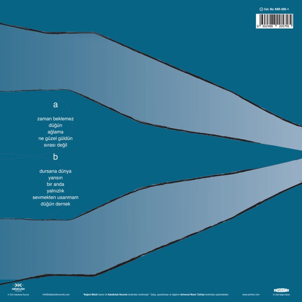 PİNHANİ - ZAMAN BEKLEMEZ (2008) LP 2026 SIFIR PLAK