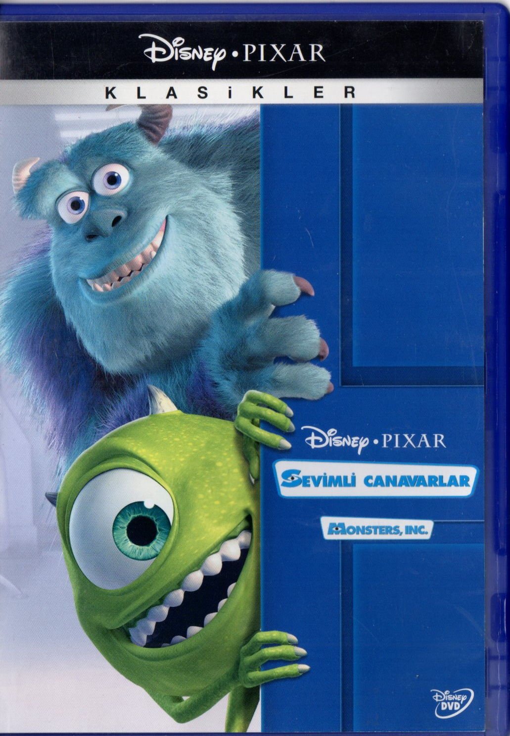 MONSTERS INC. - SEVİMLİ CANAVARLAR - DISNEY PIXAR ANİMASYON - DVD 2.EL