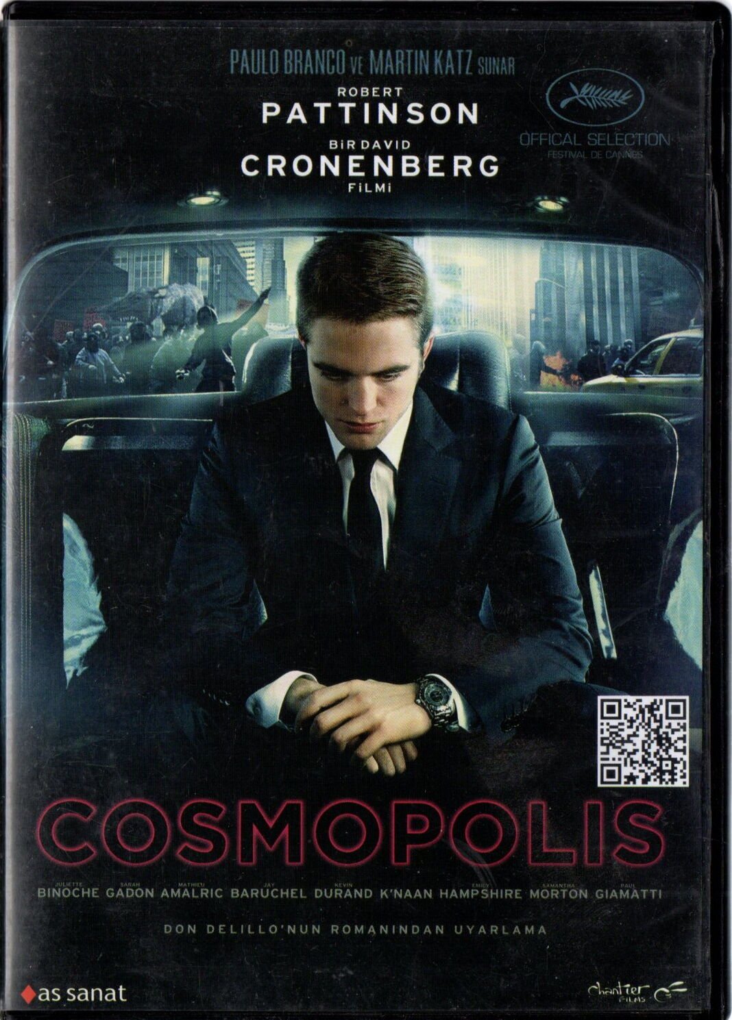 COSMOPOLIS - ROBERT PATTINSON - DAVID CRONENBERG - DVD 2.EL