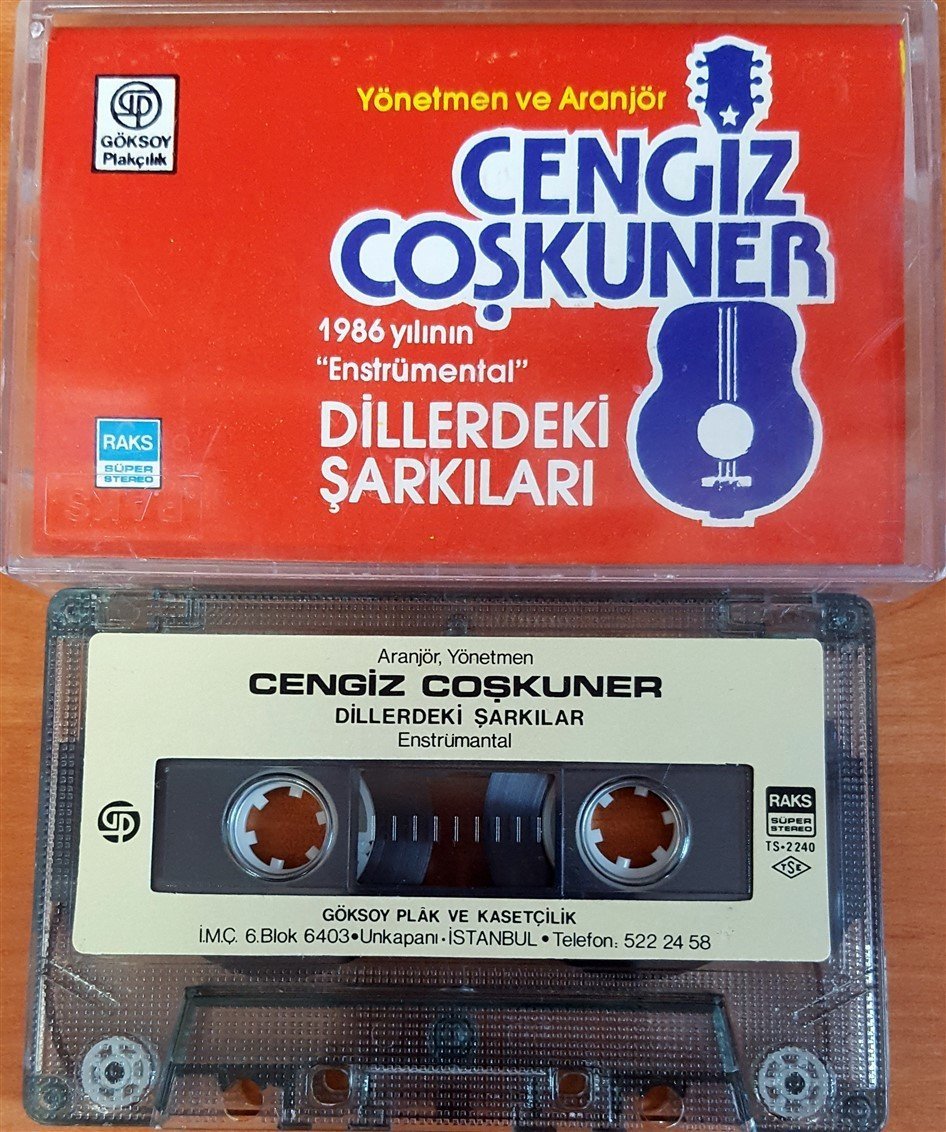 CENGİZ COŞKUNER - 1986 YILININ ENSTRÜMENTAL DİLLERDEKİ ŞARKILARI KASET 2.EL