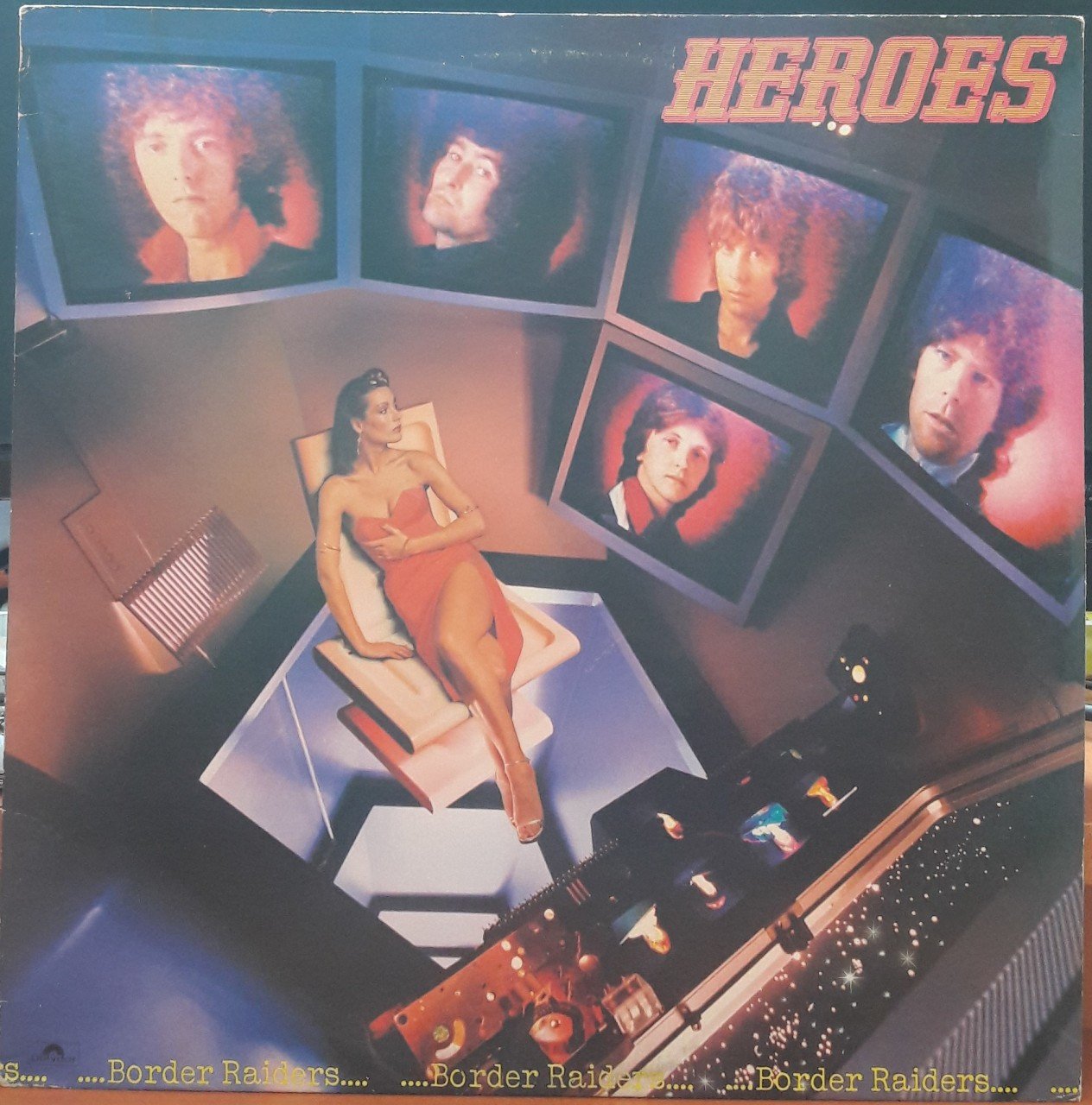 HEROES - BORDER RAIDERS (1980) - PLAK 2.EL