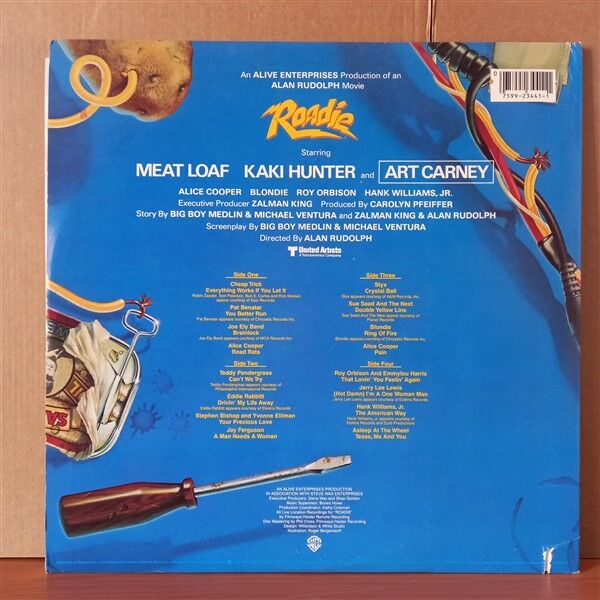 ROADIE: ORIGINAL MOTION PICTURE SOUND TRACK / ALICE COOPER, PAT BENETAR, BLONDIE, CHEAP TRICK, STYX, JAY FERGUSON (1980) - 2LP 2.EL PLAK