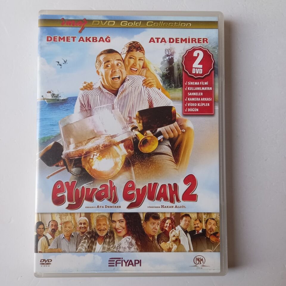 EYVAH EYVAH 2 - ATA DEMİRER - DEMET AKBAĞ - HAKAN ALGÜL - 2DVD 2.EL