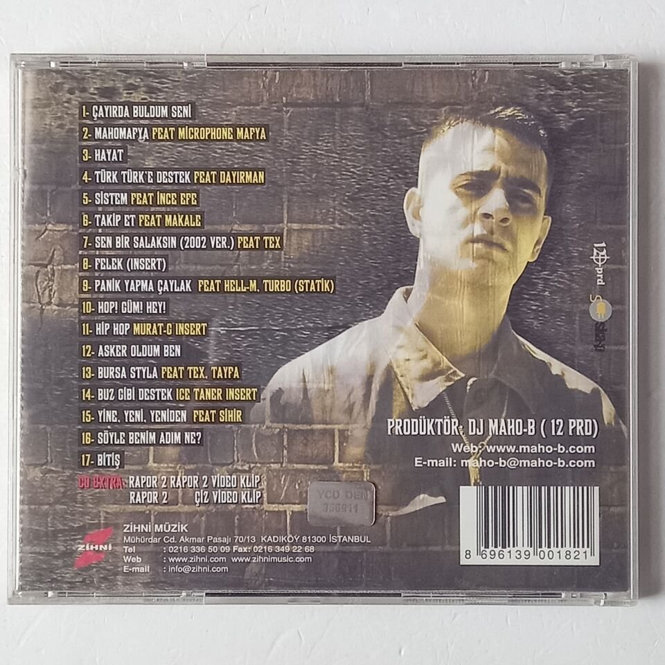 MAHO-B – HEDEF 12, RAPOR 2 VE ŞIMDI... (2002) - CD 2.EL