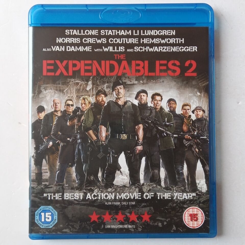 THE EXPENDABLES 2 - SYLVESTER STALLONE, JASON STATHAM, JET LI - BLU-RAY 2.EL
