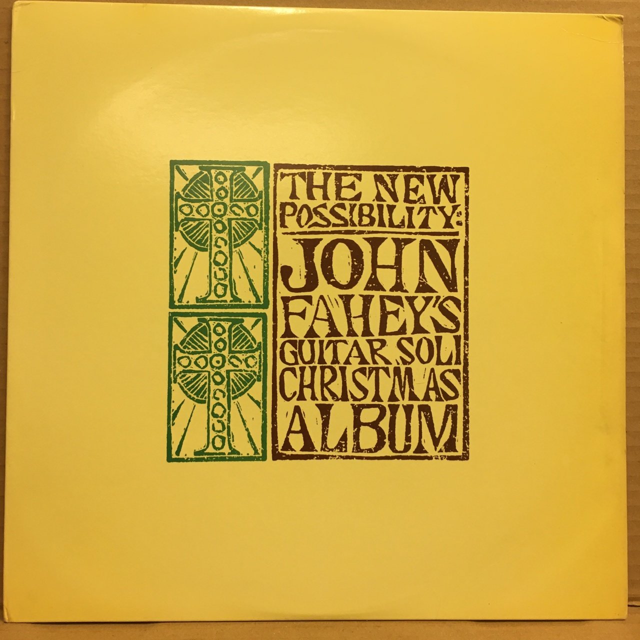 JOHN FAHEY - THE NEW POSSIBILITY: JOHN FAHEY'S GUITAR SOLI CHRISTMAS ALBUM 2.EL PLAK