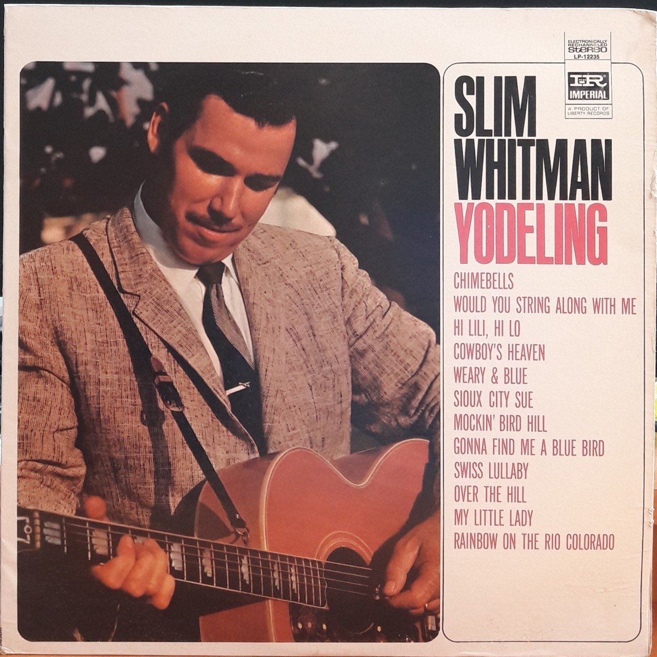 SLIM WHITMAN - YODELING - PLAK 2.EL