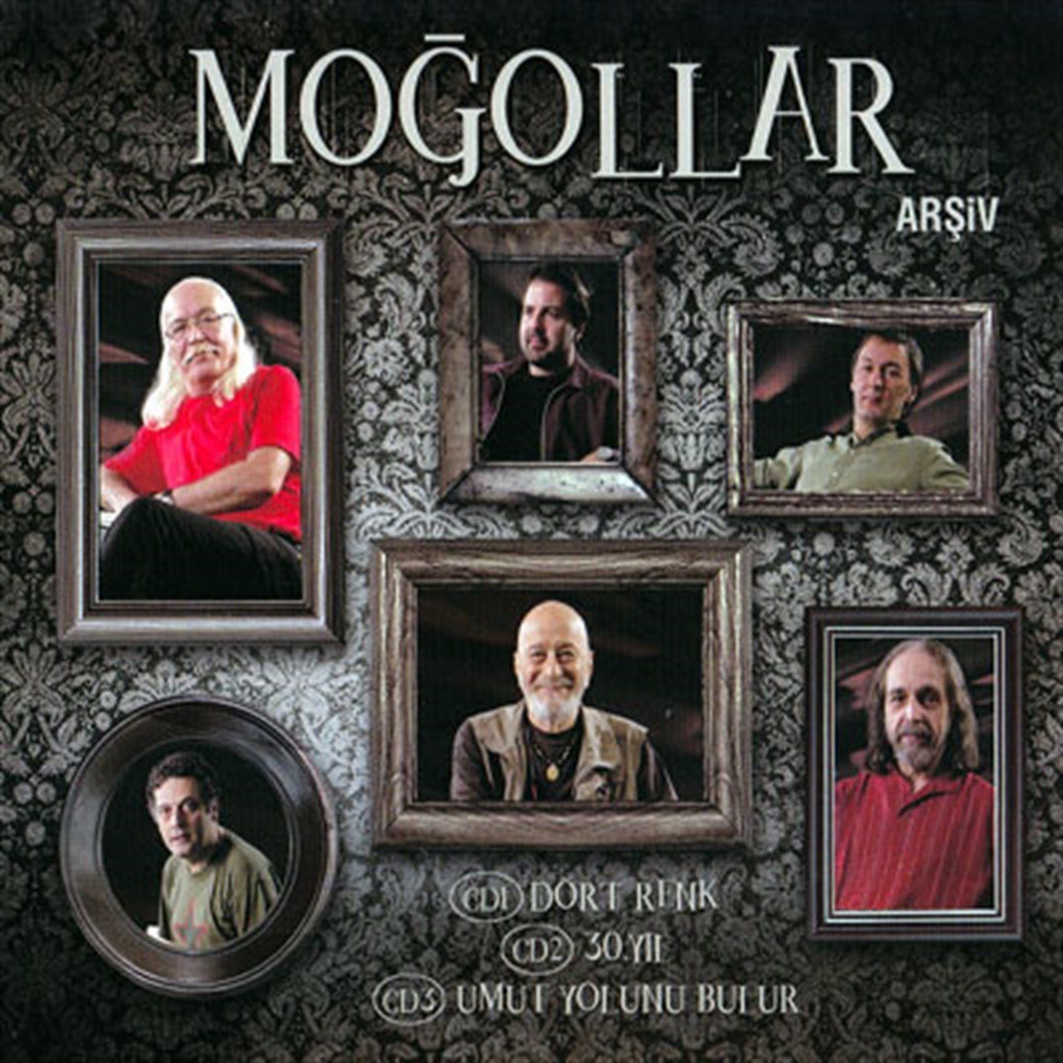 MOĞOLLAR - ARŞİV 1 DÖRT RENK / 30. YIL / UMUT YOLUNU BULUR - 3CD SIFIR