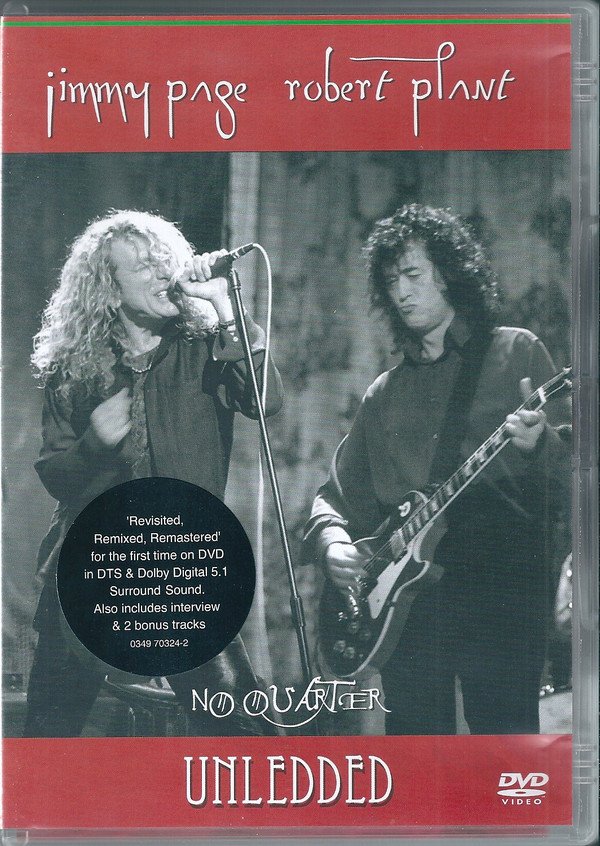 JIMMY PAGE ROBERT PLANT - NO QUARTER UNLEDDED 1995 (2004) - DVD SIFIR