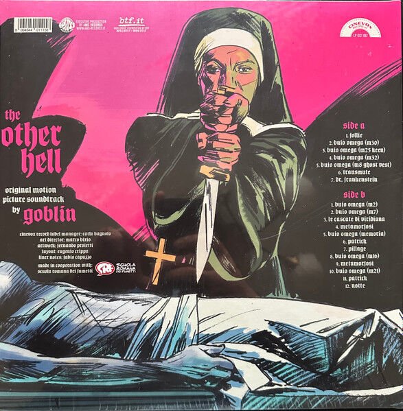 GOBLIN – THE OTHER HELL (ORIGINAL MOTION PICTURE SOUNDTRACK) (1981) - LP 2025 DELUXE LIMITED EDITION TRIFOLD CLEAR FUCHSIA VINYL SIFIR PLAK