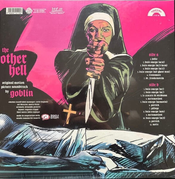 GOBLIN – THE OTHER HELL (ORIGINAL MOTION PICTURE SOUNDTRACK) (1981) - LP 2025 DELUXE LIMITED EDITION TRIFOLD CLEAR FUCHSIA VINYL SIFIR PLAK