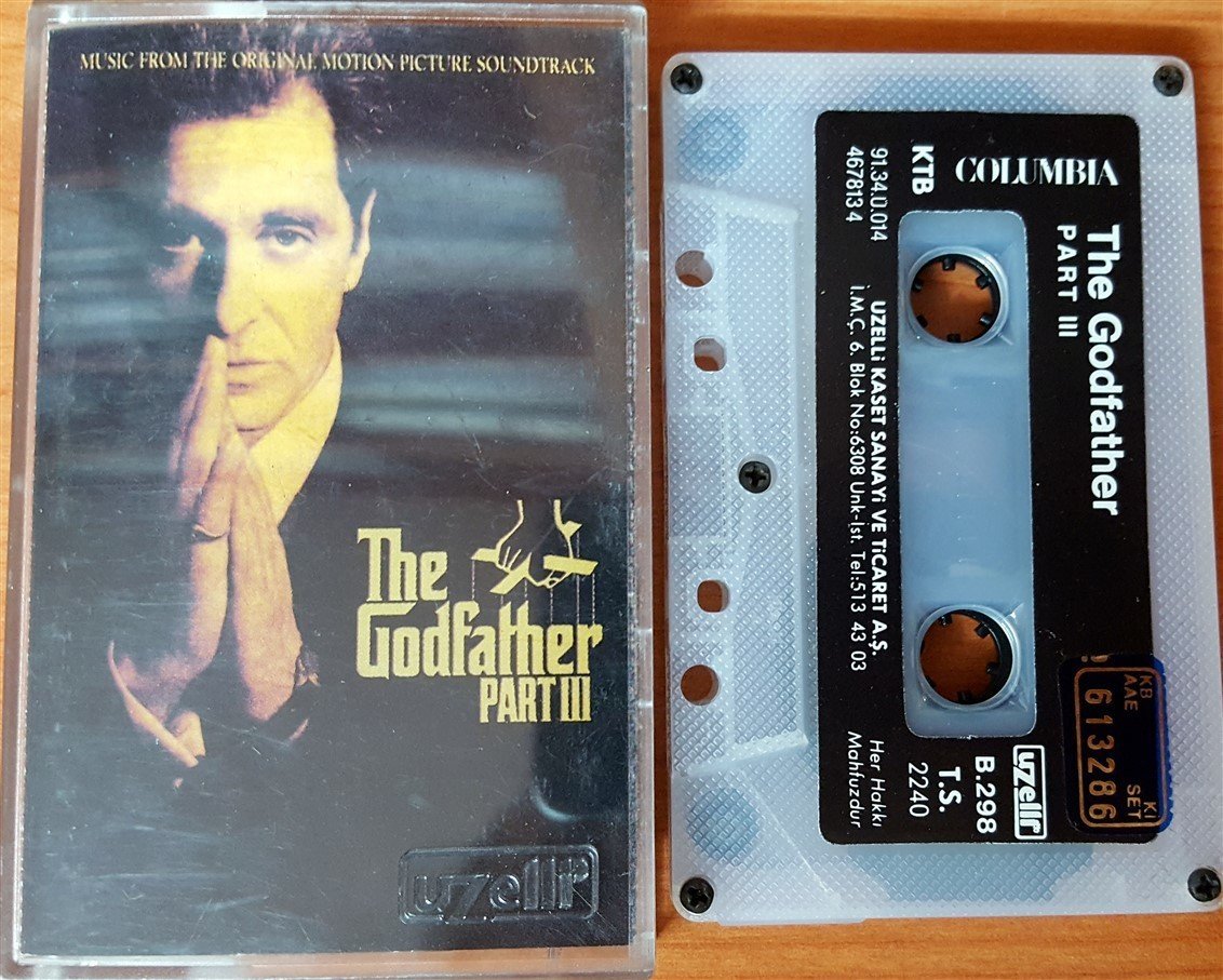 GODFATHER PART 3 - SOUNDTRACK (1991) UZELLI CASSETTE MADE IN TURKEY ''USED''