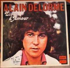 ALAIN DELORME - LIVRE D'AMOUR (1976) - YERLİ BASKI PLAK 2.EL
