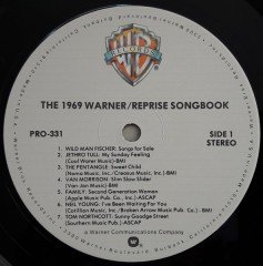 THE 1969 WARNER/REPRISE SONGBOOK (VAN DYKE PARKS,JONI MITCHELL,KINKS,NEIL YOUNG,JETHRO TULL...) - 2.EL 2PLAK PROMOTIONAL COPY