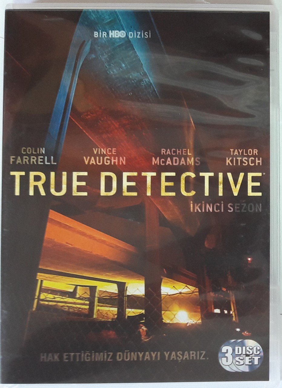 TRUE DETECTIVE - İKİNCİ SEZON - COLIN FARRELL - VINCE VAUGHN - RACHEL McADAMS - 3DVD 2.EL