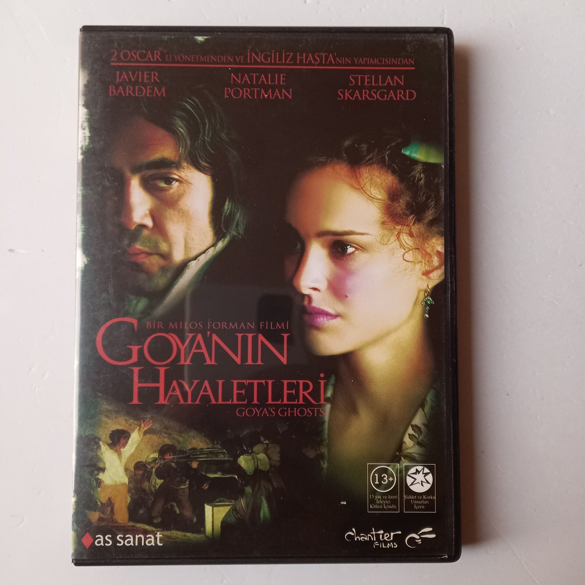 GOYA'NIN HAYALETLERİ - GOYA'S GHOSTS - JAVIER BARDEM - NATALIE PORTMAN - MILOS FORMAN - DVD 2.EL