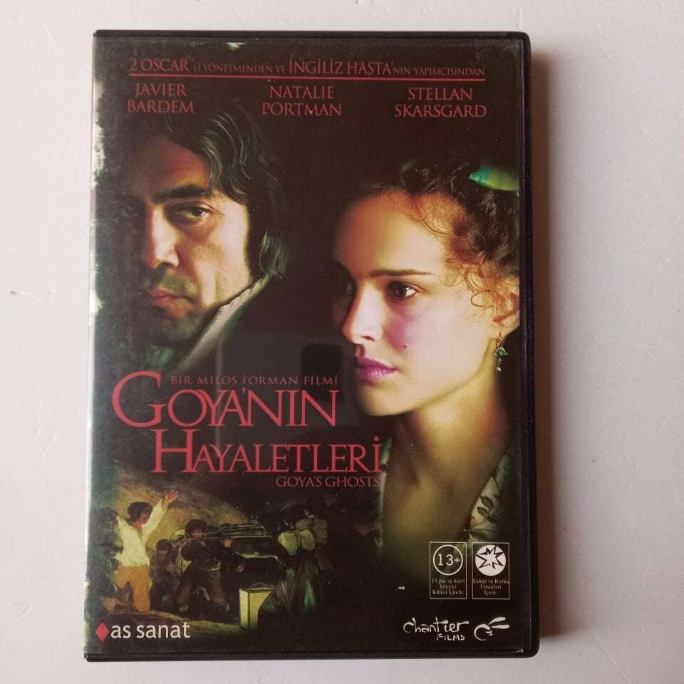 GOYA'NIN HAYALETLERİ - GOYA'S GHOSTS - JAVIER BARDEM - NATALIE PORTMAN - MILOS FORMAN - DVD 2.EL