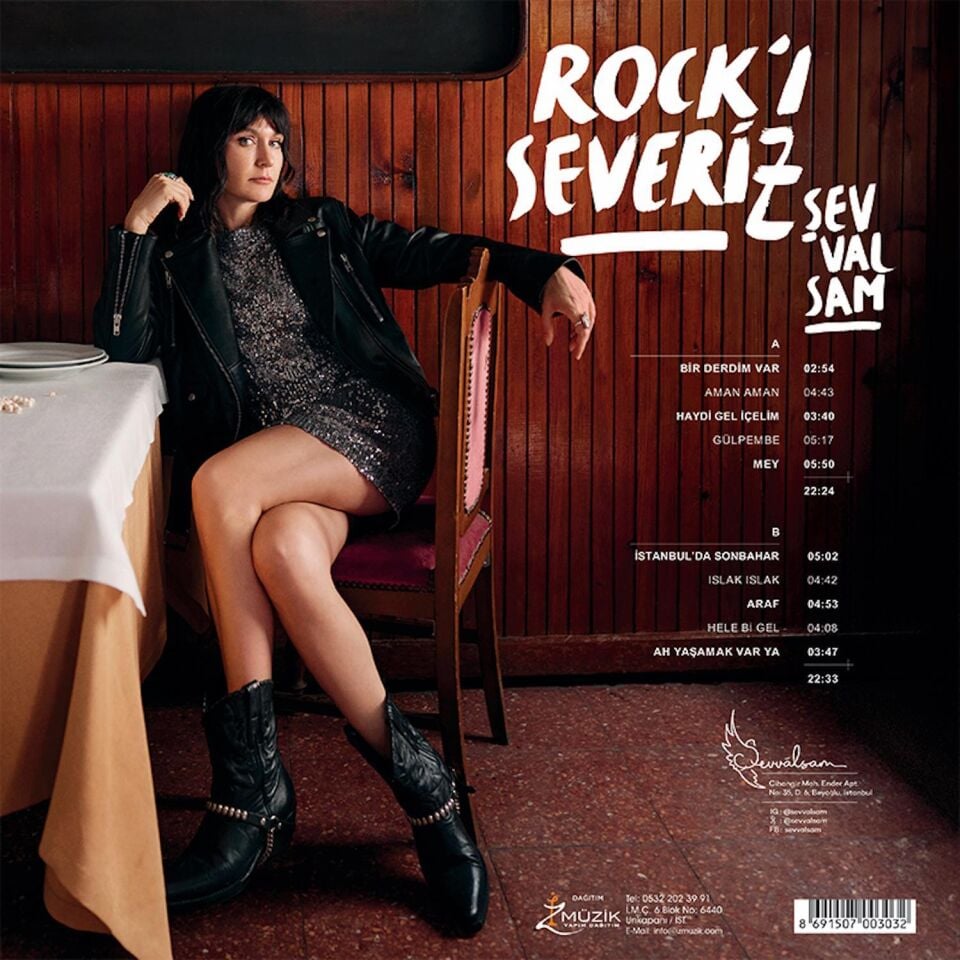 ŞEVVAL SAM - ROCK'I SEVERİZ (2023) - LP SIFIR PLAK