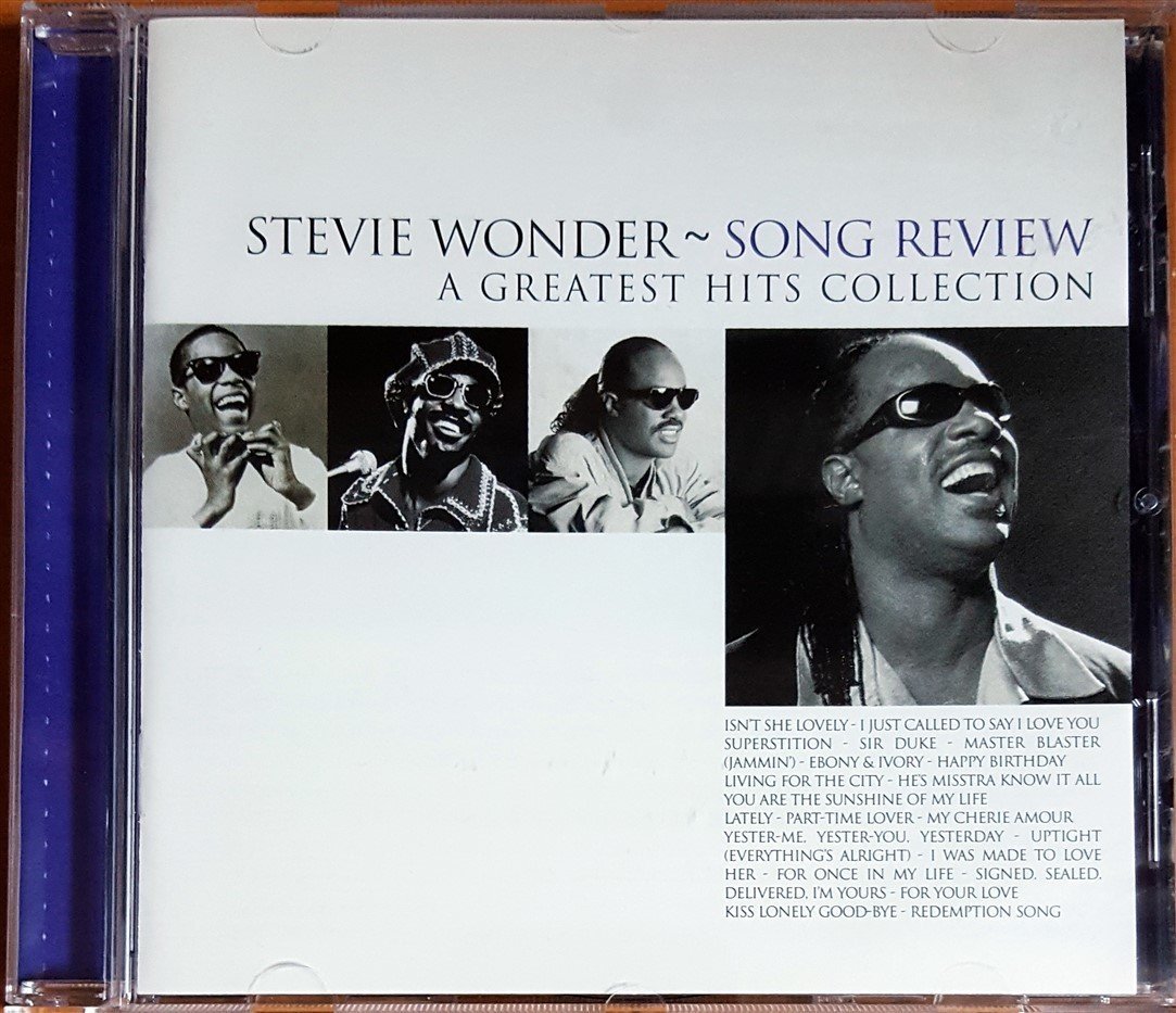 STEVIE WONDER - SONG REVIEW / A GREATEST HITS COLLECTION (1996) MOTOWN CD 2.EL