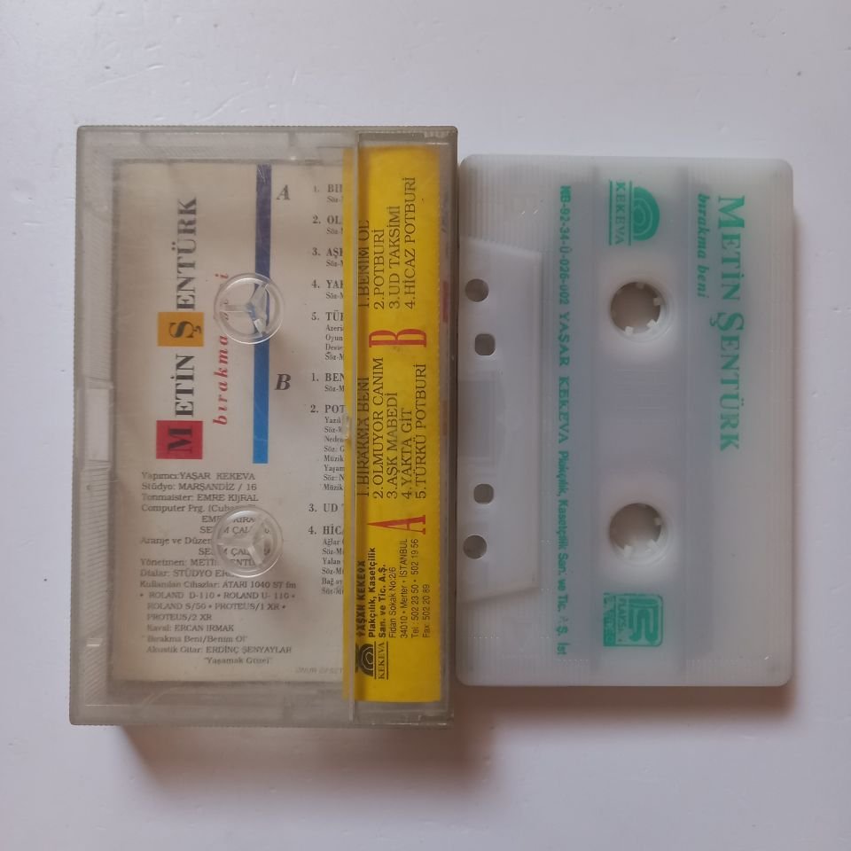 METİN ŞENTÜRK - BIRAKMA BENİ (1992) - KASET 2.EL