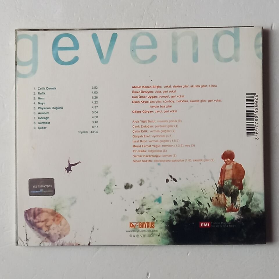 GEVENDE – EV (2006) - CD DIGIPAK 2.EL