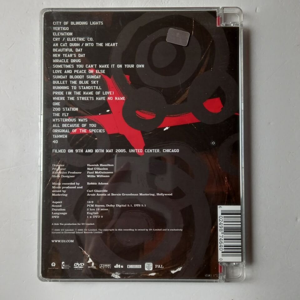 U2 - LIVE FROM CHICAGO 2005  - DVD JEWEL CASE 2.EL
