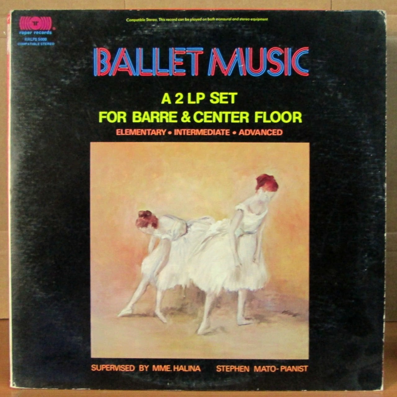 BALLET MUSIC FOR BARRE & CENTER FLOOR 2LP 2.EL