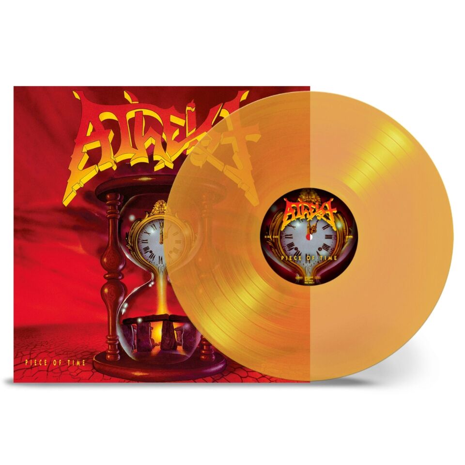 ATHEIST - PIECE OF TIME (1990) - LP 2026 TRANSPARENT ORANGE COLOURED EDITION SIFIR PLAK