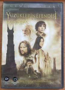 YÜZÜKLERİN EFENDİSİ İKİ KULE - THE LORD OF THE RINGS THE TWO TOWERS - DVD 2.EL