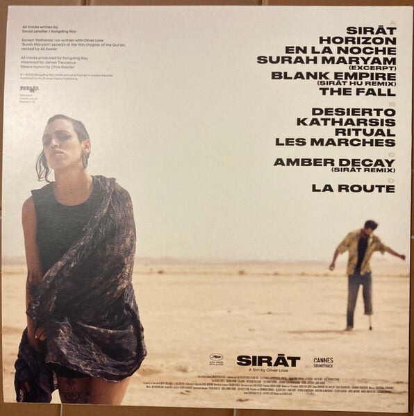 SIRAT - SOUNDTRACK / MUSIC BY KANGDING RAY (2025) - LP 2026 COLOURED EDITION SIFIR PLAK + BONUS 7'' 45'LİK SIFIR PLAK