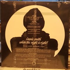 LONNIE SMITH - WHEN THE NIGHT IS RIGHT (1980) - LP REISSUE SIFIR PLAK