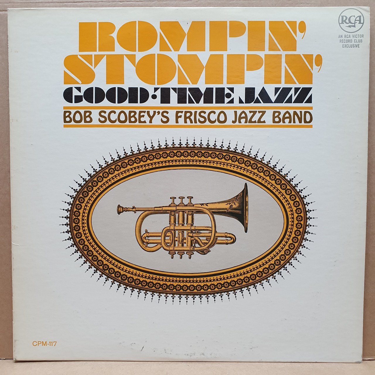 BOB SCOBEY'S FRISCO JAZZ BAND - ROMPIN' STOMPIN' GOOD TIME JAZZ (1966) - LP 2.EL PLAK