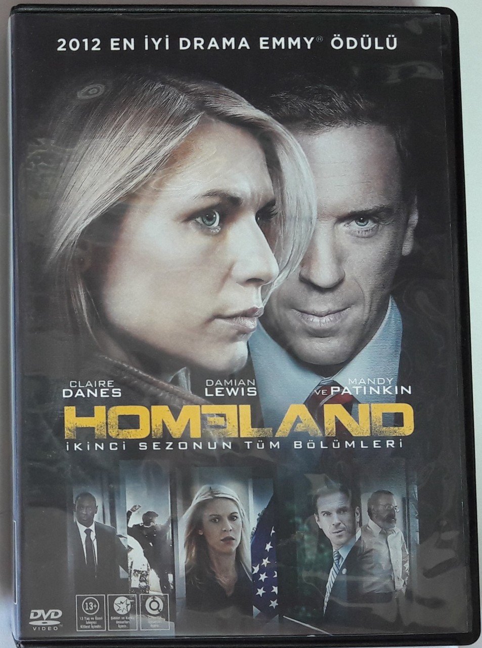 HOMELAND - İKİNCİ SEZON - CLAIRE DANES - DAMIAN LEWIS - MANDY PATINKIN - 4DVD 2.EL