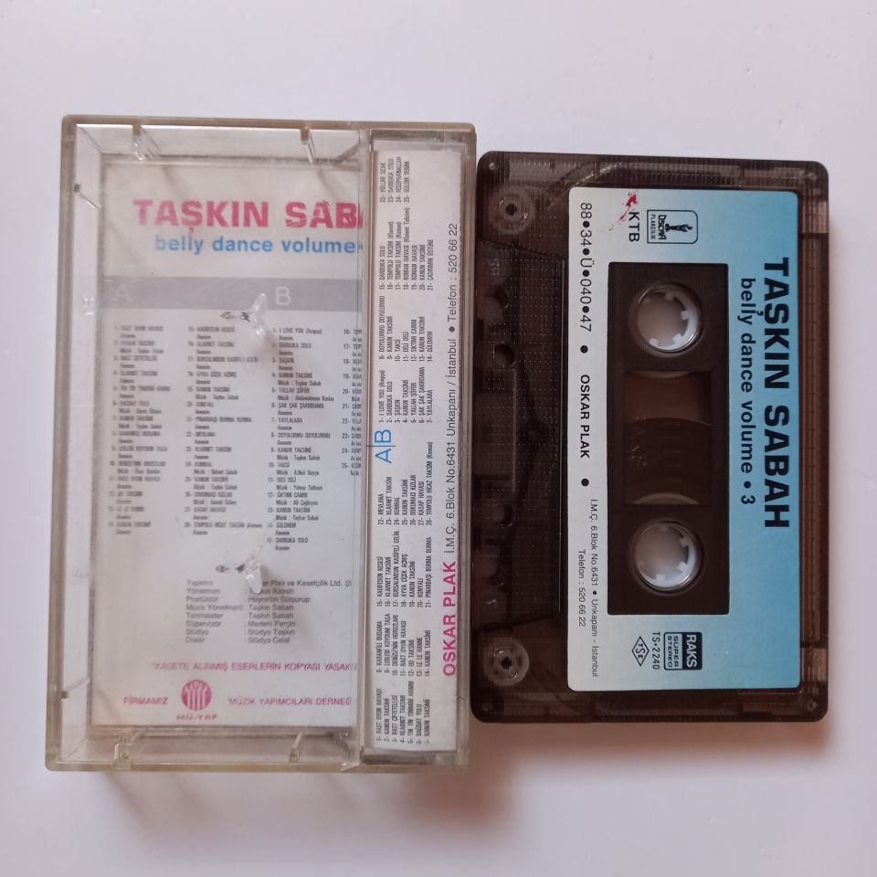 TAŞKIN SABAH - BELLY DANCE VOLUME 3 (1988) - KASET 2.EL
