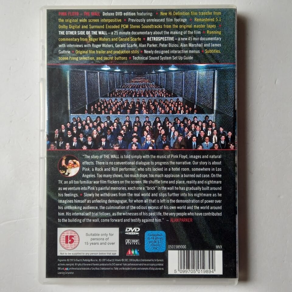 PINK FLOYD - THE WALL  - DVD 2.EL