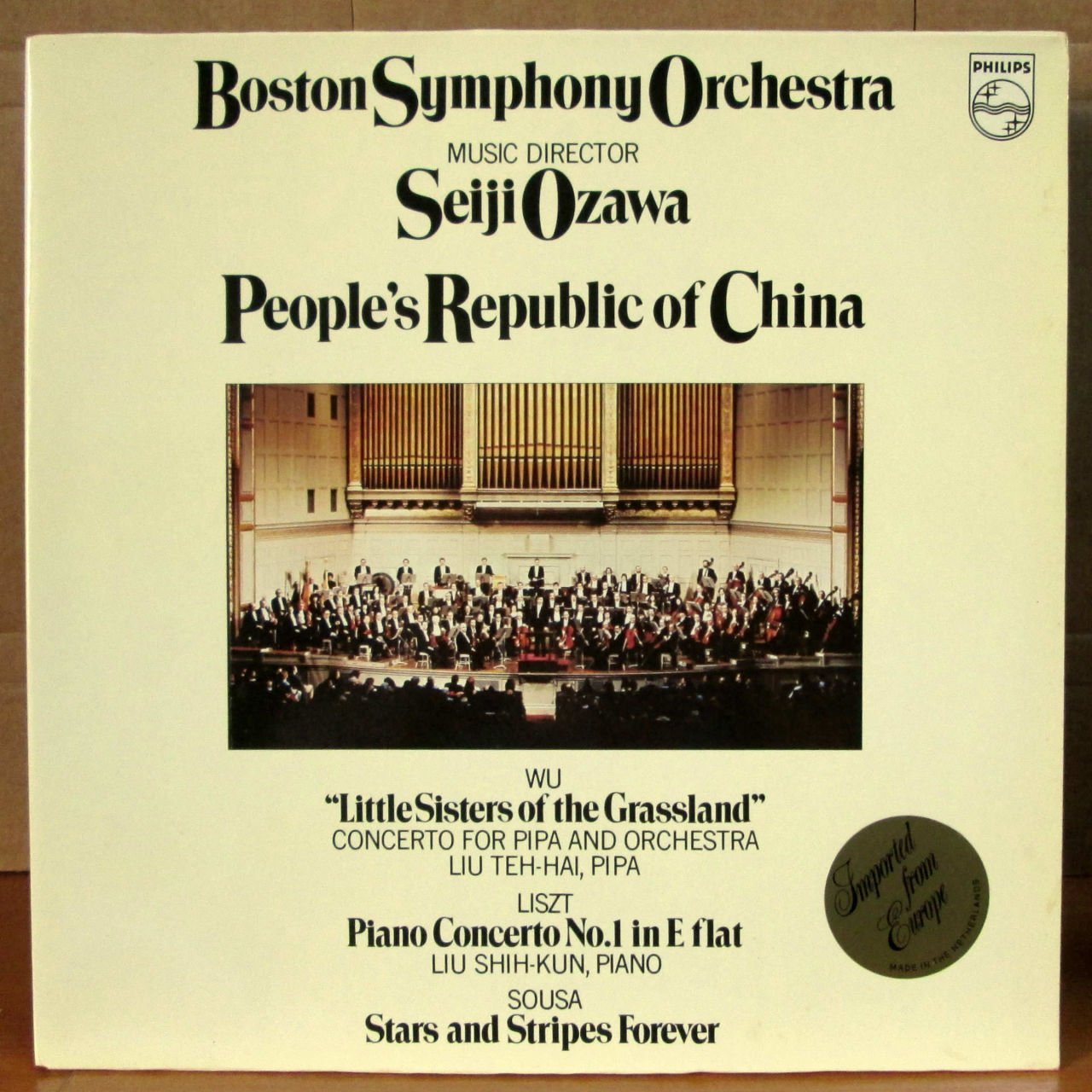 WU - LISZT - SOUSA - SEIJI OZAWA LP 2.EL