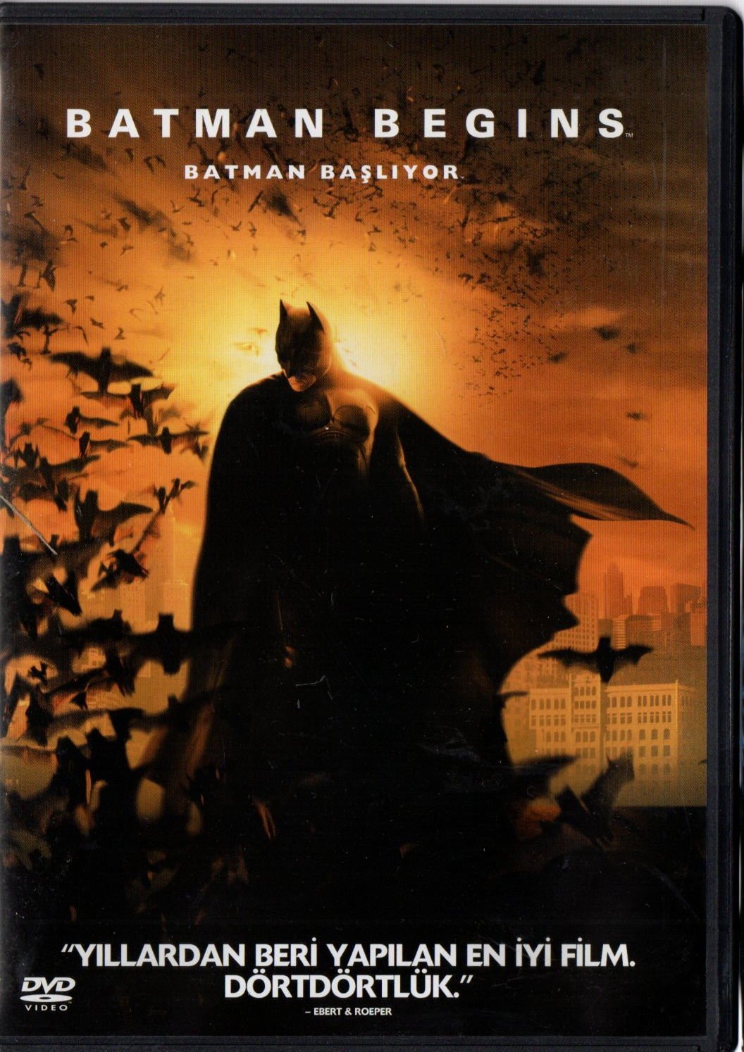 BATMAN BEGINS - BATMAN BAŞLIYOR - CHRISTIAN BALE - CHRISTOPHER NOLAN - DVD 2.EL