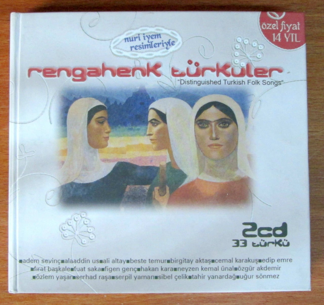 RENGAHENK TÜRKÜLER - KİTAPÇIK + 2CD 2.EL