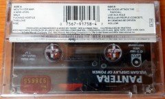 PANTERA - VULGAR DISPLAY OF POWER CASSETTE MADE IN TURKEY ''NEW''