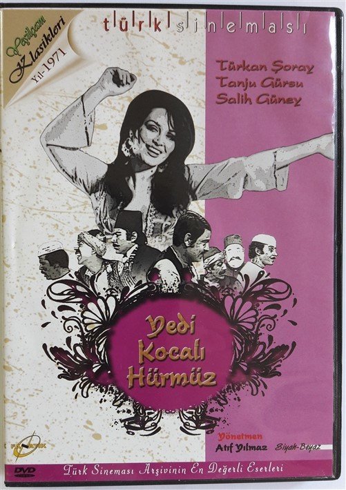 YEDİ KOCALI HÜRMÜZ (1971) - TÜRKAN ŞORAY - TANJU GÜRSU - SALİH GÜNEY - ATIF YILMAZ - DVD 2.EL