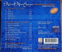AHMED ADNAN SAYGUN - ÇOKSESLİ HALK TÜRKÜLERİ (EŞLİKSİZ KORO İÇİN) (1995) UZELLİ CD 2.EL